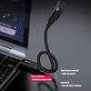 USB-микрофон Plug and Play с сенсорной кнопкой отключения звука и гибкой гибкой стойкой для четких голосовых вызовов