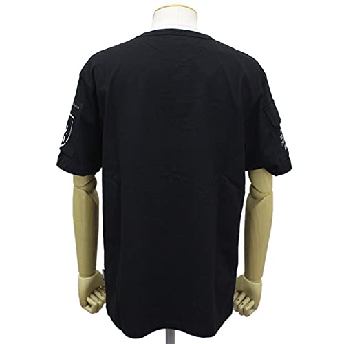 Avirex 6113328 S/S FATIGUE TEE Футболка с коротким рукавом в стиле милитари 09BLACK XL