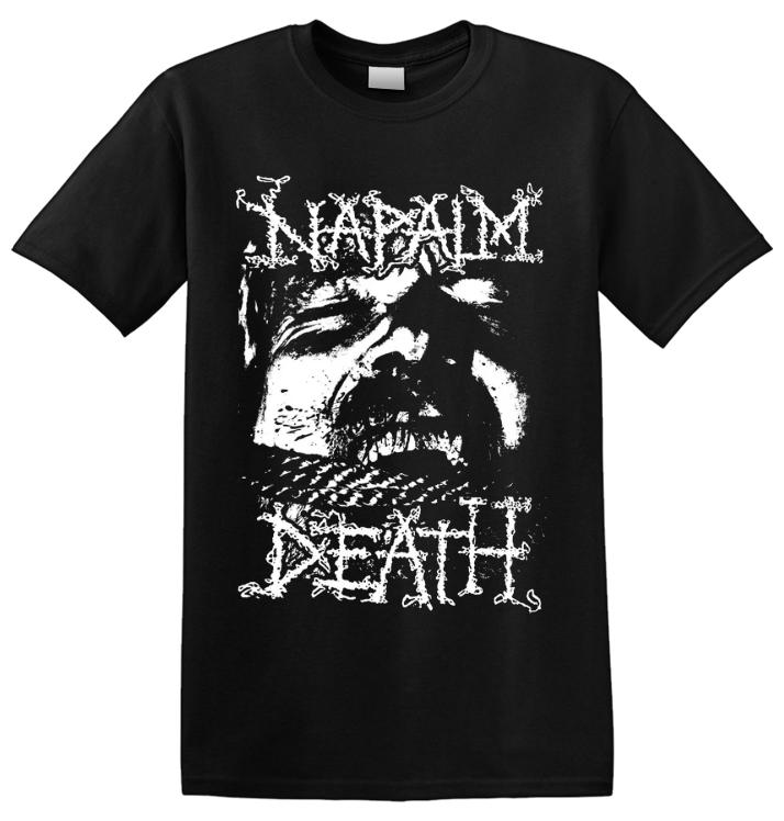 Футболка унисекс Napalm Death с надписью «Logic Ravaged By Brute Force»