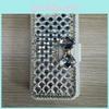 Iphone Style Flip Case With Water Diamonds Decoration Fashion Fall Prevention