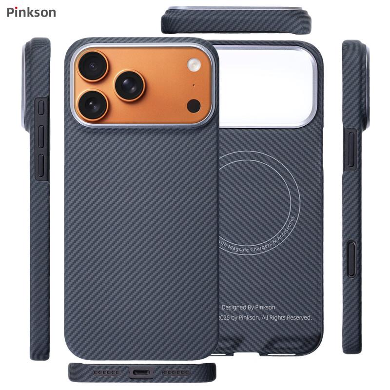 Чехол для телефона Pinkson из арамидного волокна для серии Apple iPhone 17 и Air