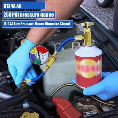 Автомобильный R134a A/c хладагентный газовый заправочный шланг с давлением автомобильный кондиционер резиновый воздушный заправочный шланг манометры M1b6