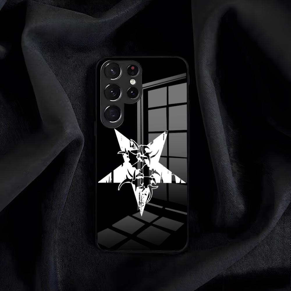 Чехол для телефона Sepultura Для Samsung S26 S25 Edge S24 S23 S22 S21 S20 Ultra Plus FE Стеклянная крышка