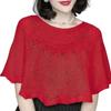 Solid Color Knit Cover Hollow Design Warm Scarves Fashion Knitted Shawl  Korean Style