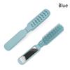 Hollow Comb Foldable Small Hair Comb 2 In 1 Hair Brush With Mirror Portable Massage Anti-Static Comb Trave Styling Accessories