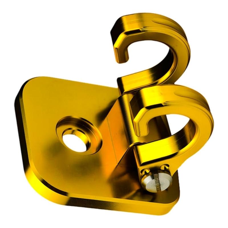 Heavy Duty Aluminum Motorcycle Hook Simple Mounts No Tools Needed Quick Install Motorcycle Cargo Hook Suitable for Bike