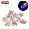 10 шт. свет для обуви движение столкновение свечение электроника лампы аксессуары вибрирующий свет обувь части