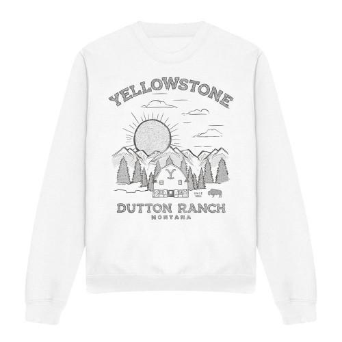 Толстовка унисекс для взрослых Yellowstone Dutton Ranch Sunrise