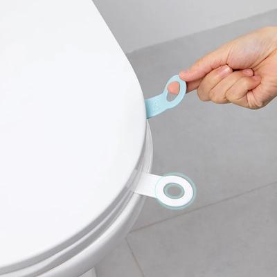 Ручка для подъема крышки унитаза Подъемник для унитаза Подъемник для ванной комнаты Силиконовое кольцо Ручка-подъемник с присоской Подъемник для унитаза для дома