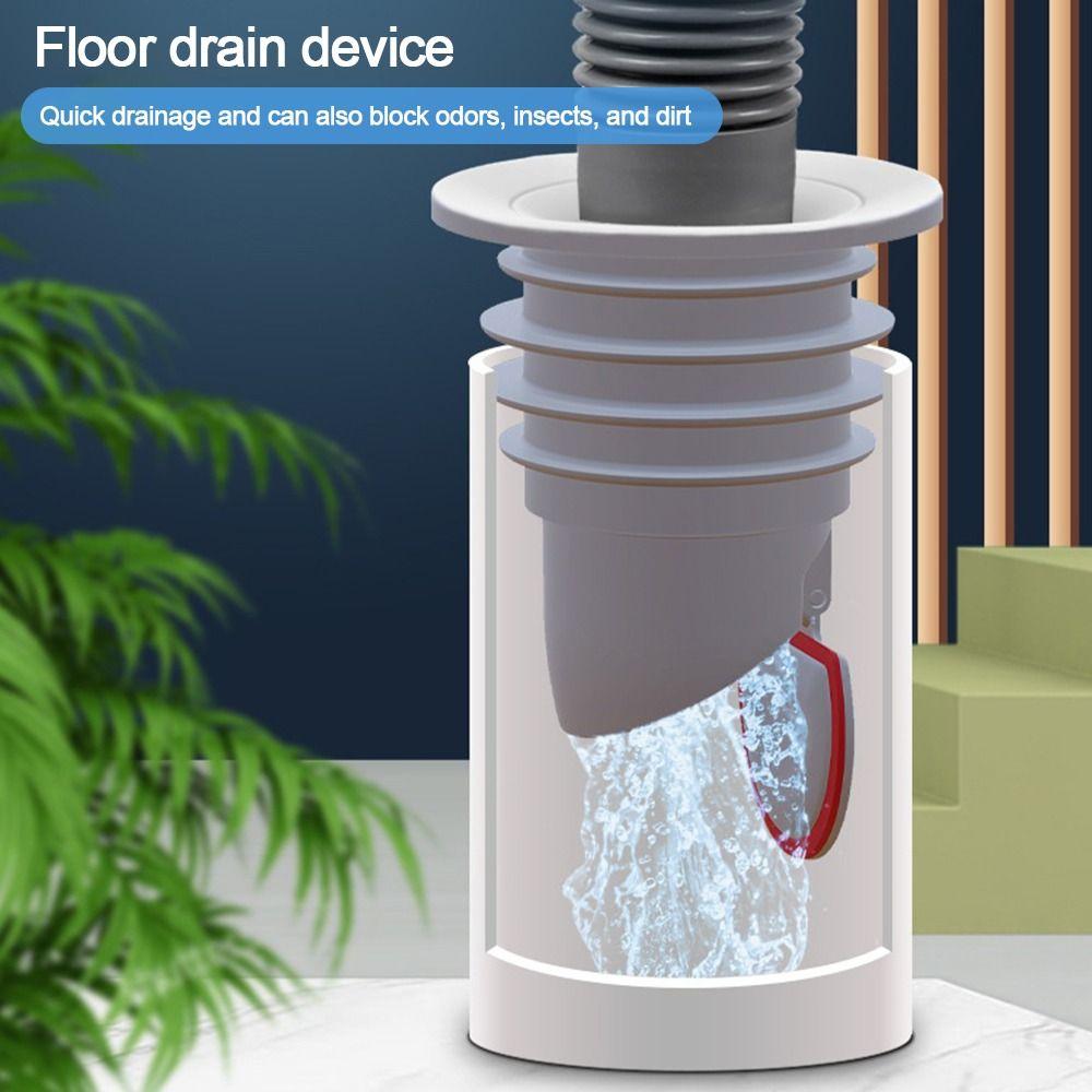 Stopper Shower Drainer Anti Odor Seal Floor Drain Drain Cover Water Pipe Plug Pipe Sealing Ring
