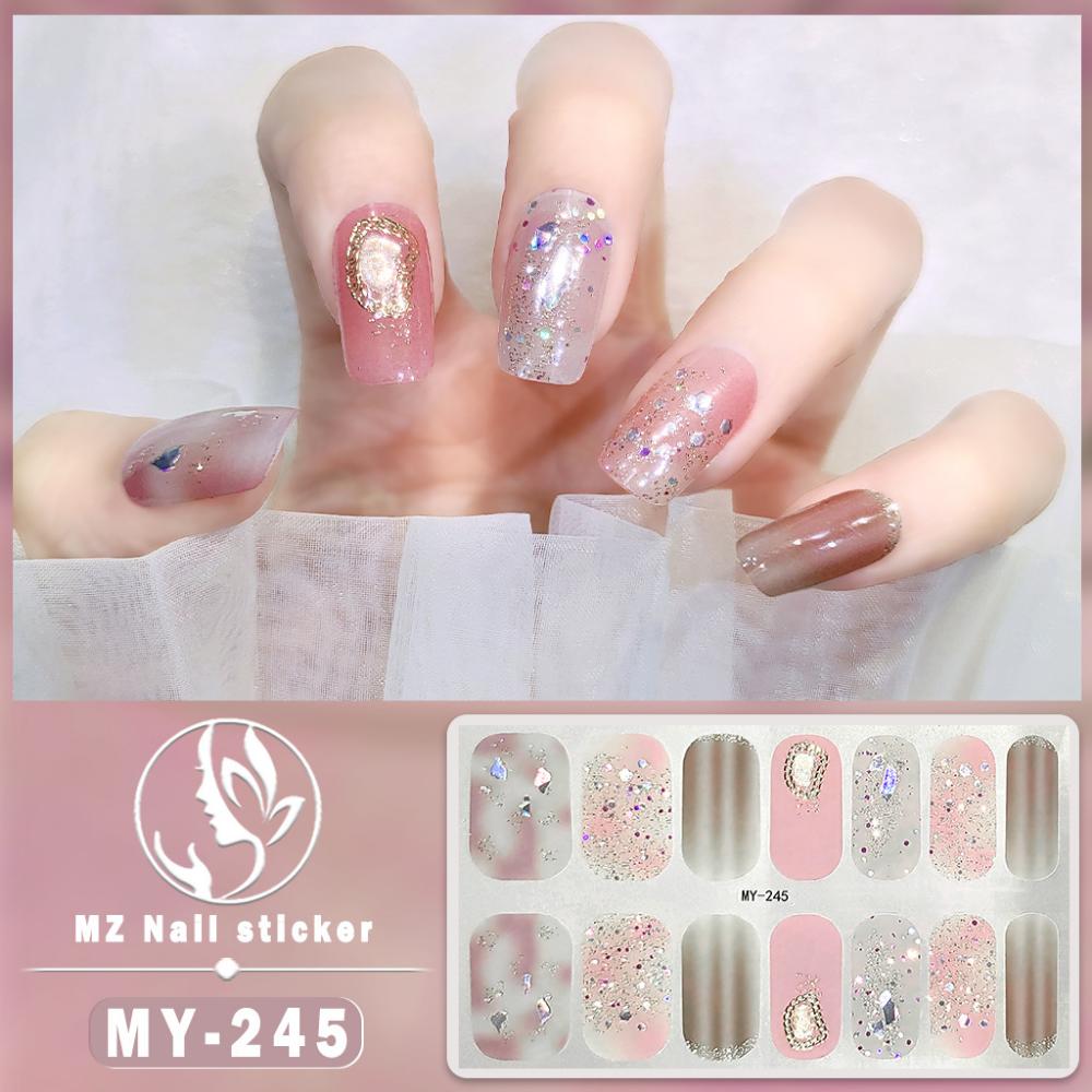 Трехмерная водонепроницаемая самоклеящаяся пленка для гель-лака, не требующая запекания, полная наклейка, европейская и американская сексуальная пленка для ногтей, бумага для ногтей