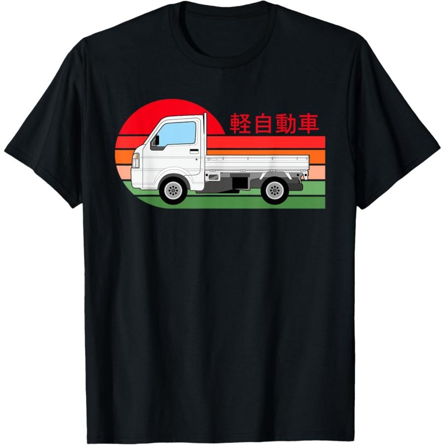Мини-грузовик JDM Kei Truck Тюнинг Япония Ретро Винтаж Графическая Футболка