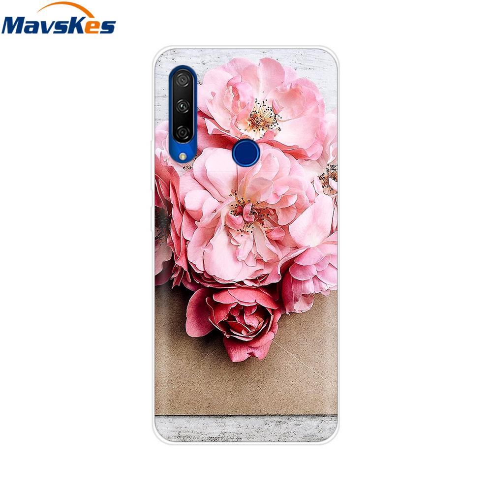 Крашеный чехол для Alcatel 1S 2020 5028Y 5028D Чехол Мягкий силиконовый чехол TPU Funda для Alcatel 1S 2020 Чехол Обложка Etui Бампер Coque