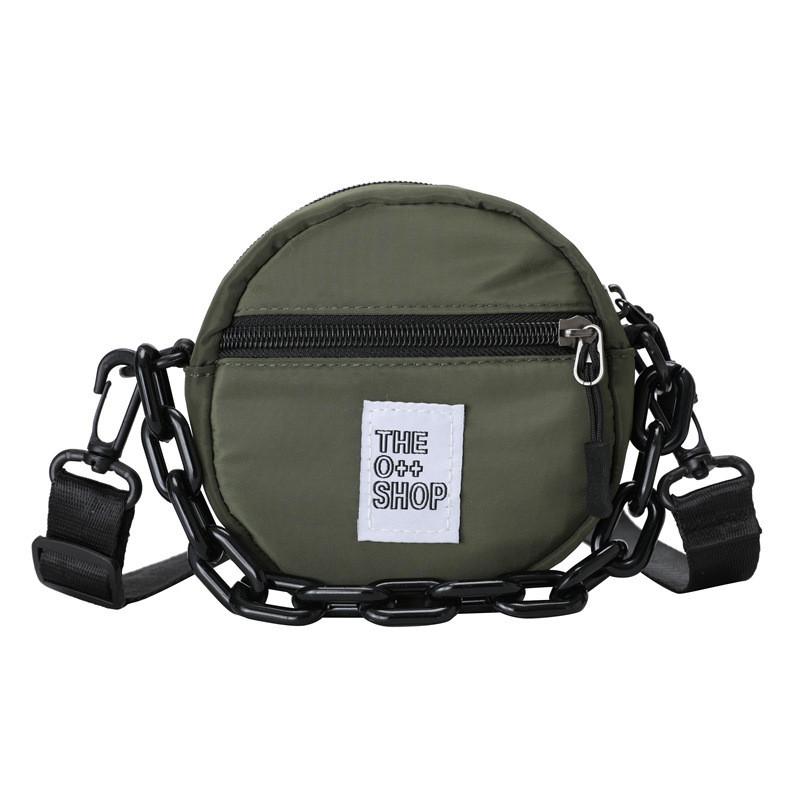 Стильная мини-круглая сумка из нейлона для детей Легкий и модный детский кошелек