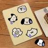 For iPad 2021 Gen9 10.2 Case Multi-color Cute Dog Pattern Clamshell Smart Protective Case Air1/2 9.7 Air3 Pro2017 10.5 with Pencil Holder