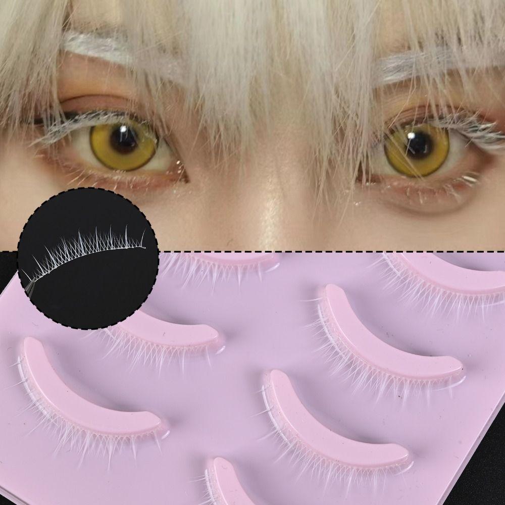10Clusters Lashes Extension Fluffy False Eyelashes Makeup Curled Fake Eyelashes  Cosplay