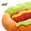 Non Slip Dog Bed for Tile Floors Hot Bed, Cute Cozy Snuggle Removable Washable Pad, Funny Durable Pet Furniture Home Bun Plush Small Dogs Cats