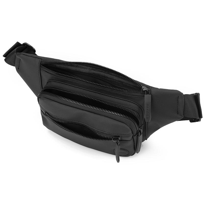 Water-repellent Men's Waist Bag Outdoor Sports Shoulder Crossbody Bag Chest Bag