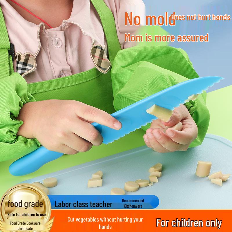 Children's Safe Plastic Knife Set – Ideal for Early Education and Kindergarten.