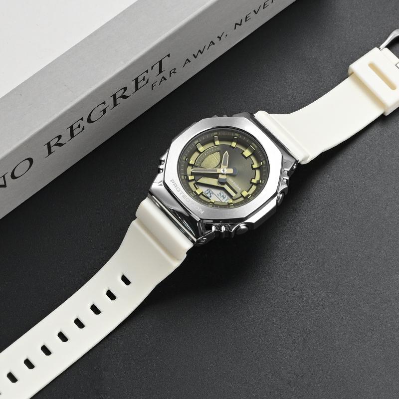 Для Casio G-Shock GM-S2100 Спортивный водонепроницаемый ремешок для часов Ремешок для часов из каучуковой смолы, браслет 16 мм