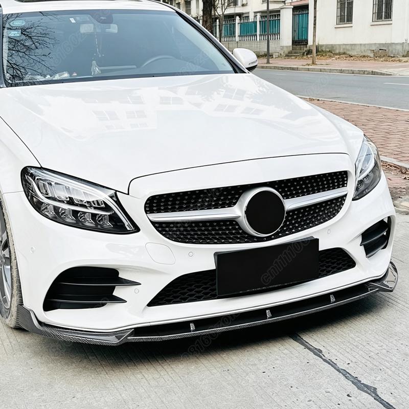 Для Mercedes Benz W205 C205 S205 C43 C180 C200 C300 2019 2020 2021 Автомобильный комплект для модификации кузова с передним бампером в стиле AMG