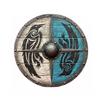 Battle Pattern Viking Shield Wall Décor Warrior Wood Shield Viking Ivor Valhalla Shield