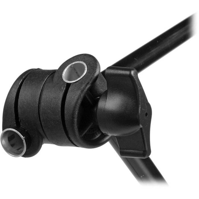 Manfrotto Студийный аксессуар Одиночный шарнирный кронштейн 2-секционный Шарнир 16 мм Черный 196AB-2