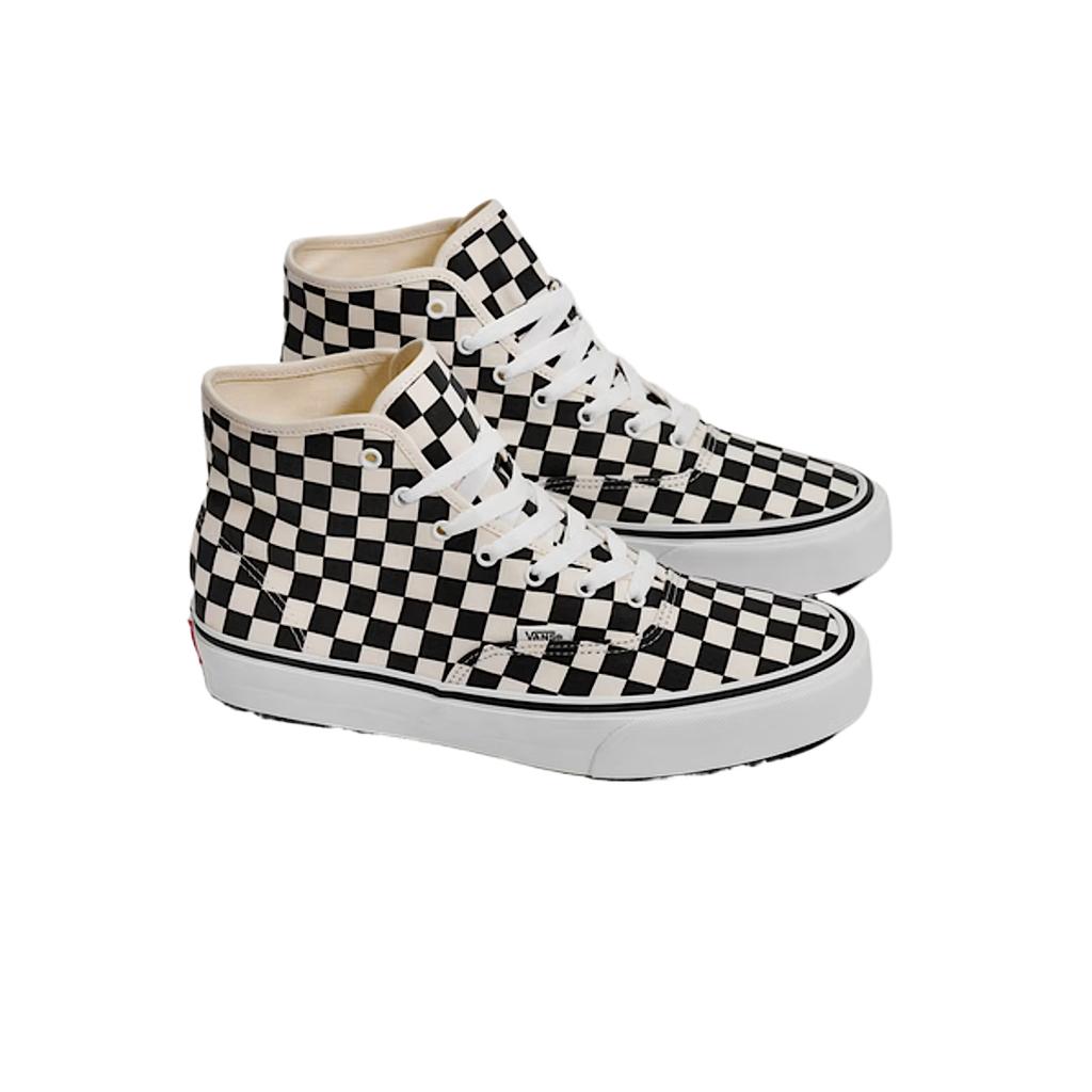 Vans Оригинальные унисекс кеды Vans Hi 2.0 Клетка Черный Истинный Белый VN000E8HBMW