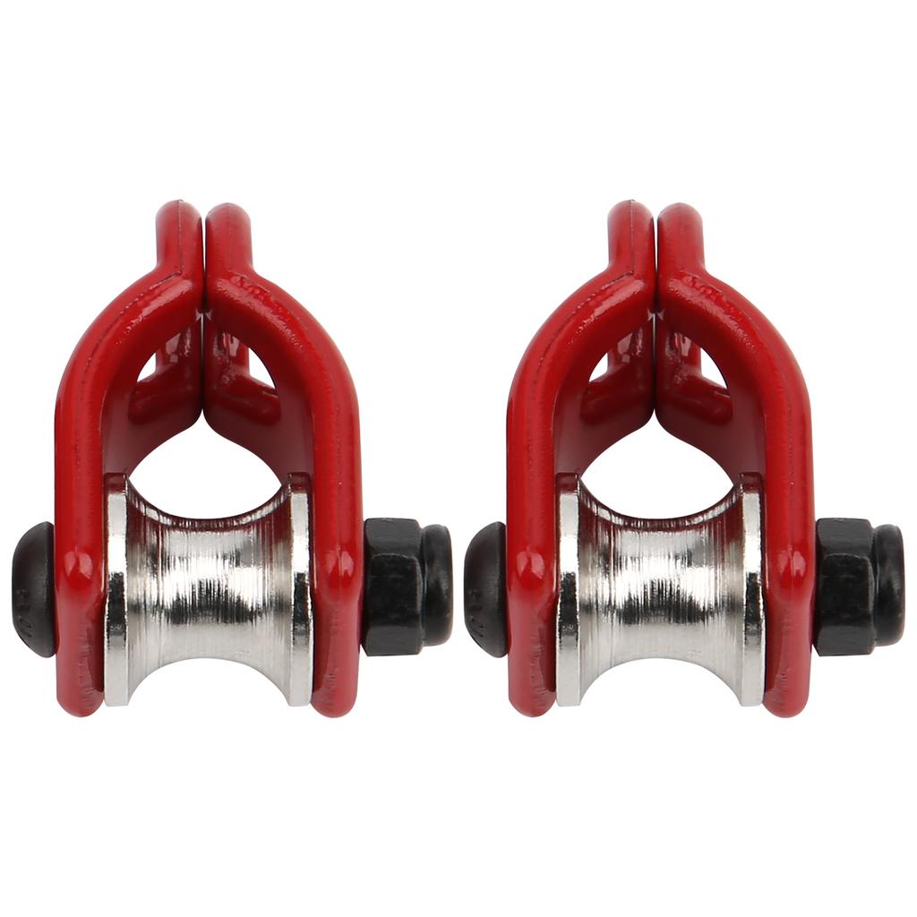 2pcs RC Model Simulated Lifting Pulley Steel Wire Rope Fit for for Crawler Car
