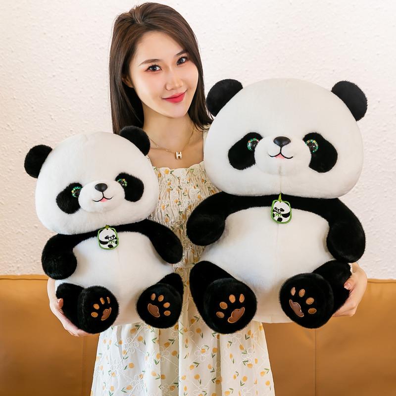 Adorable Panda Plush Toy Soft Stuffed Animal Doll Perfect For Collectors And Gifts