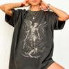 Уличная футболка Saint Michael Archangel Т-shirt Tee Женская Унисекс Хлопок Оверсайз Летняя Свободная Повседневная С коротким рукавом Готика Панк Хип-хоп