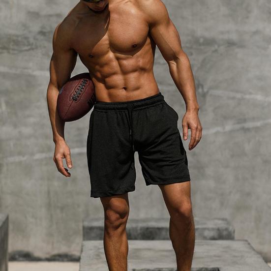 Knee Length Drawstring Stylish Loose Fashion Street Wear Men Running Short Pants