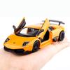 Масштаб 1/36, литая модель автомобиля Murcielago, игрушечный автомобиль из цинкового сплава для детей, игрушечный автомобиль с откатным механизмом для малышей, подарок для мальчиков и девочек
