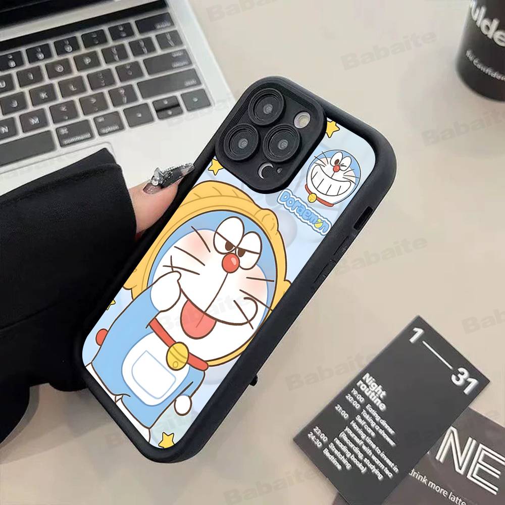 Cute Cartoon-u-Doraemons-t For IPhone 17 15 13 12 11 14 Pro Max X XR XS 16 Plus Shockproof Candy Back Cover