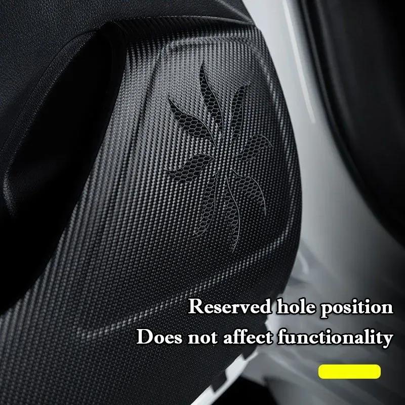 For Toyota C-HR CHR 2018 - 2024 Car Door Anti Kick Pad Carbon Fiber Doors Protective Sticker Automotive Interior Modification