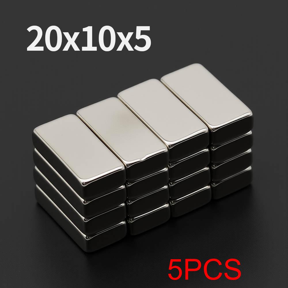 20x10x5 мм Мощный Неодимовый Магнит N35 NdfeB Постоянный Магнитный магниты Блок Супер Сильные Магниты на Холодильник DIY