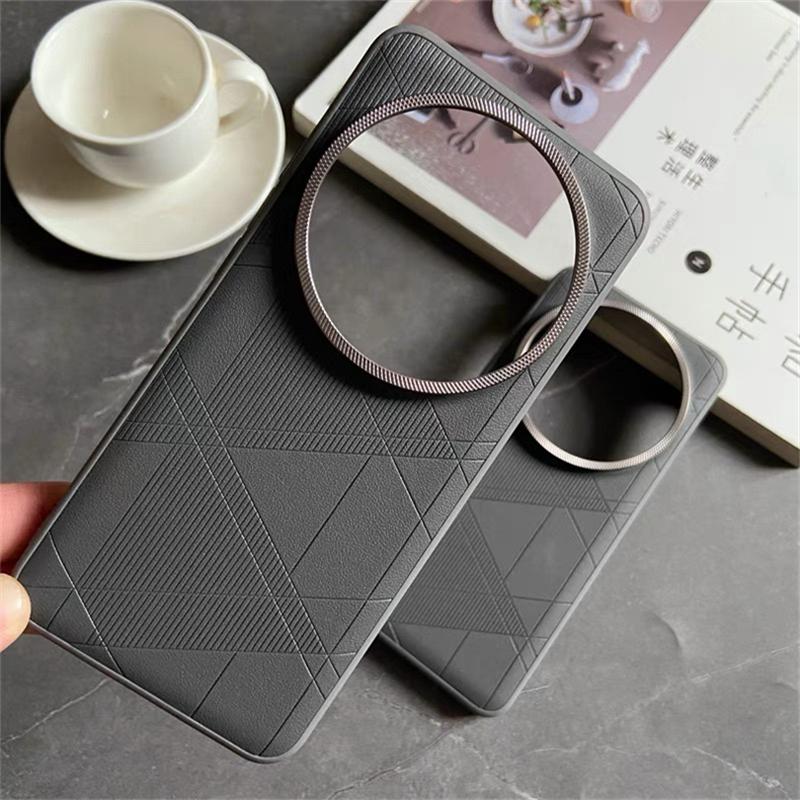 Чехол для Xiaomi 13 14 15 17 Ultra Роскошный кожаный ПУ Силиконовый Полосатая клетка Чехол для телефона для Xiaomi Mi 17 Ultra 15 13Ultra Бампер