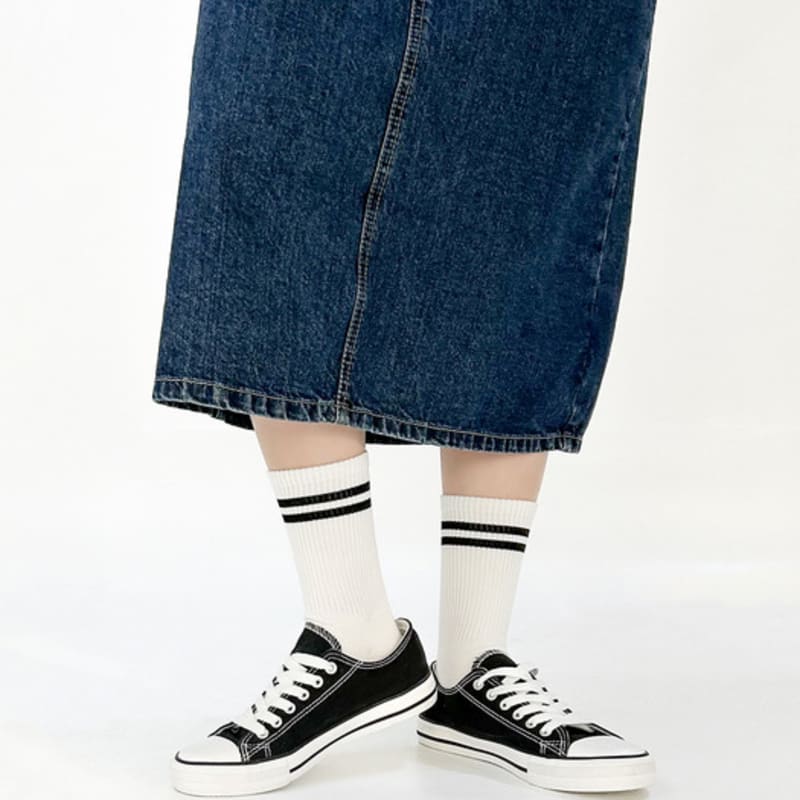 ЖЕЛТЫЕ НОСКИ 2 ПОЛОСЫ БЕЛЫЕ