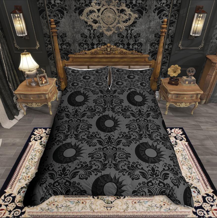 Comforter Homewish Moon And Sun Bohemian Damask Bedding Settraditional Flower Comforter Set