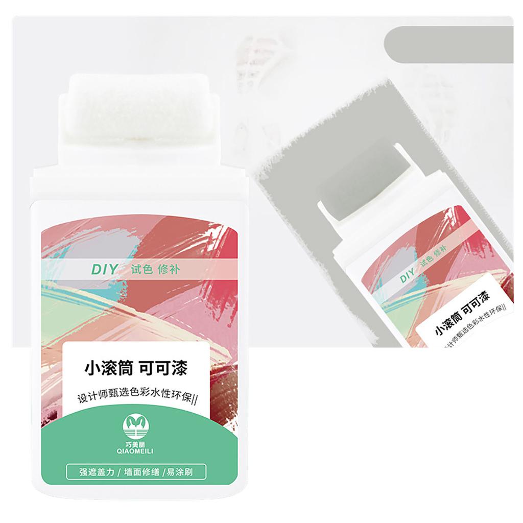 Набор для покраски стен, валик для нанесения краски на отверстия в стене, средство для ремонта стен с валиком, набор для покраски стен, быстросохнущая паста для краски для стен, 100 мл