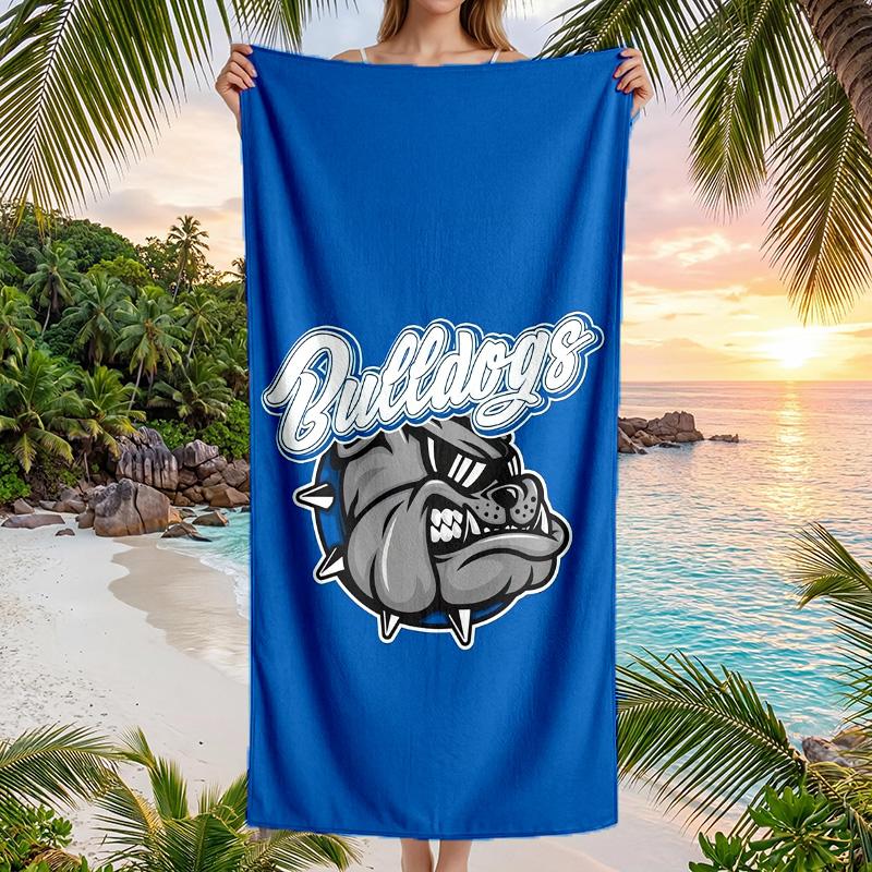 Canterbury-Bankstown Bulldogs Fashion Beach Towel Portable Soft Quick Dry Towel For Swimming Camping Holiday Use