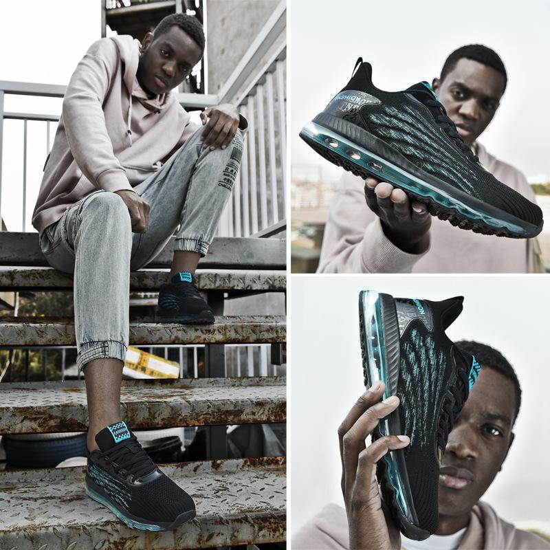 Мужские трендовые баскетбольные кроссовки на воздушной подушке с амортизацией и высококачественная спортивная обувь для бега