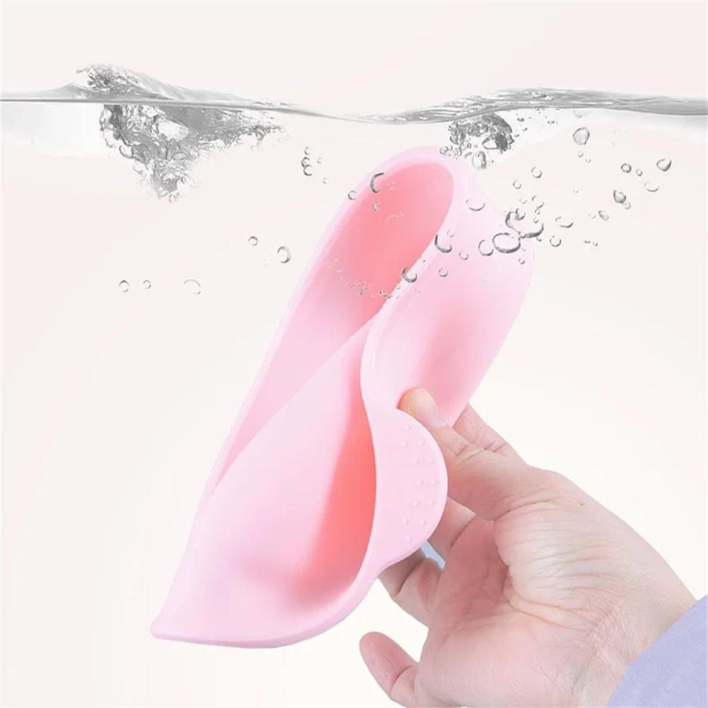 Wax Heater Hair Removal Wax Dipping Pot Hair Removal Cream Soft Silicone Small Portable Foldable Wax Heater