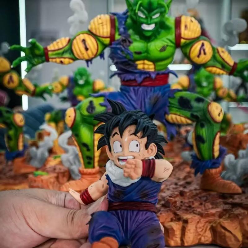 Аниме Фигурки Dragon Ball Z Пикколо Защищает Гохана Тема Супер Пикколо Экшн Фигурка ПВХ GK Статуя Коллекционная Модель Игрушка Подарок