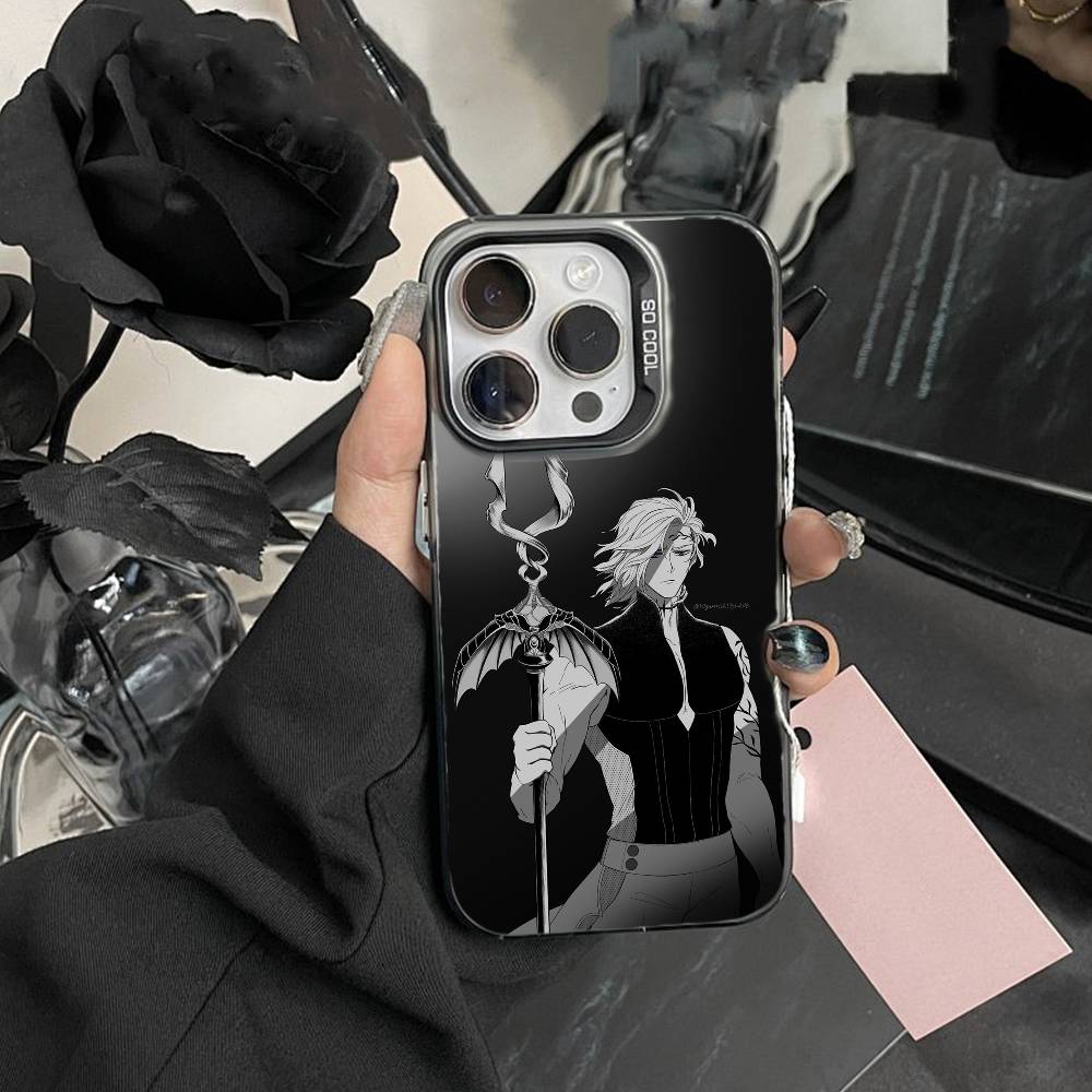 Чехол для телефона с изображением Аниме Запись о Рагнарёке Для iPhone17, 16,15,14,13,12 Pro Max Черный Конфетный Матовый Ударопрочный Чехол