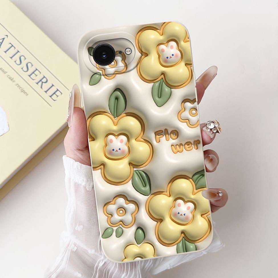 Чехол For iPhone 16e A3212 A3409 A3410 A3408 Задняя крышка For iPhone 16e Чехол Силикон Мода Роскошный Милый Мультяшный Крутой Мальчики Девочки