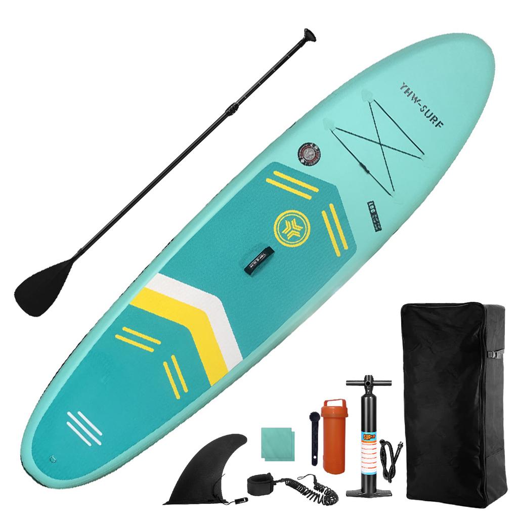 10,6-футовая надувная доска для серфинга на морском пляже, водные лыжи, доска для серфинга с веслом