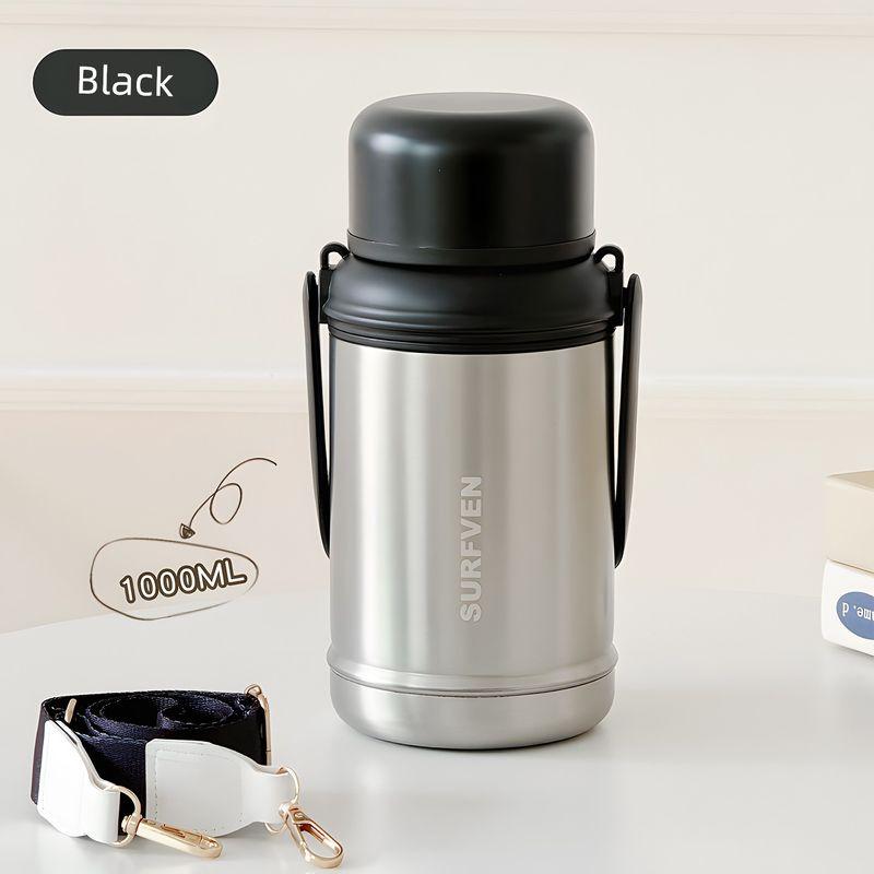 Large Capacity Vacuum Cup 1000ml Women Good-looking 2025 New Portable Water Cup Student Kettle Outdoor Travel Pot