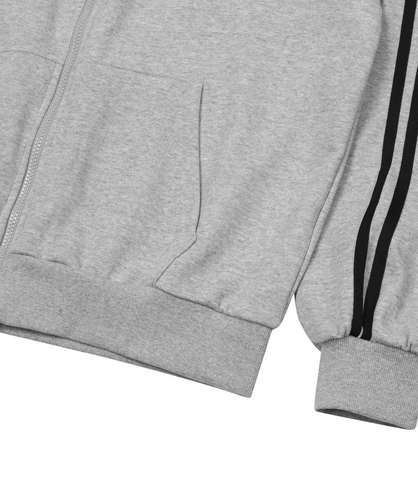 Mucent Larin Track Line Zip-Up Hoodie Unisex (2 Colors)