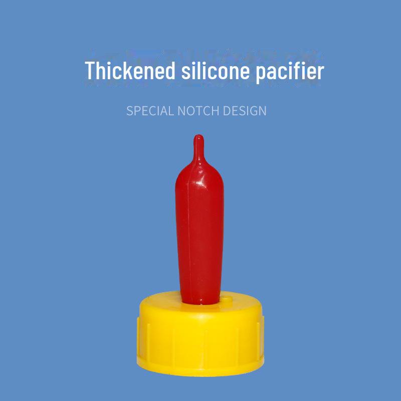 Утолщенная соска для бутылочки с молоком ягненка, устойчивая к укусам, для мелких животных